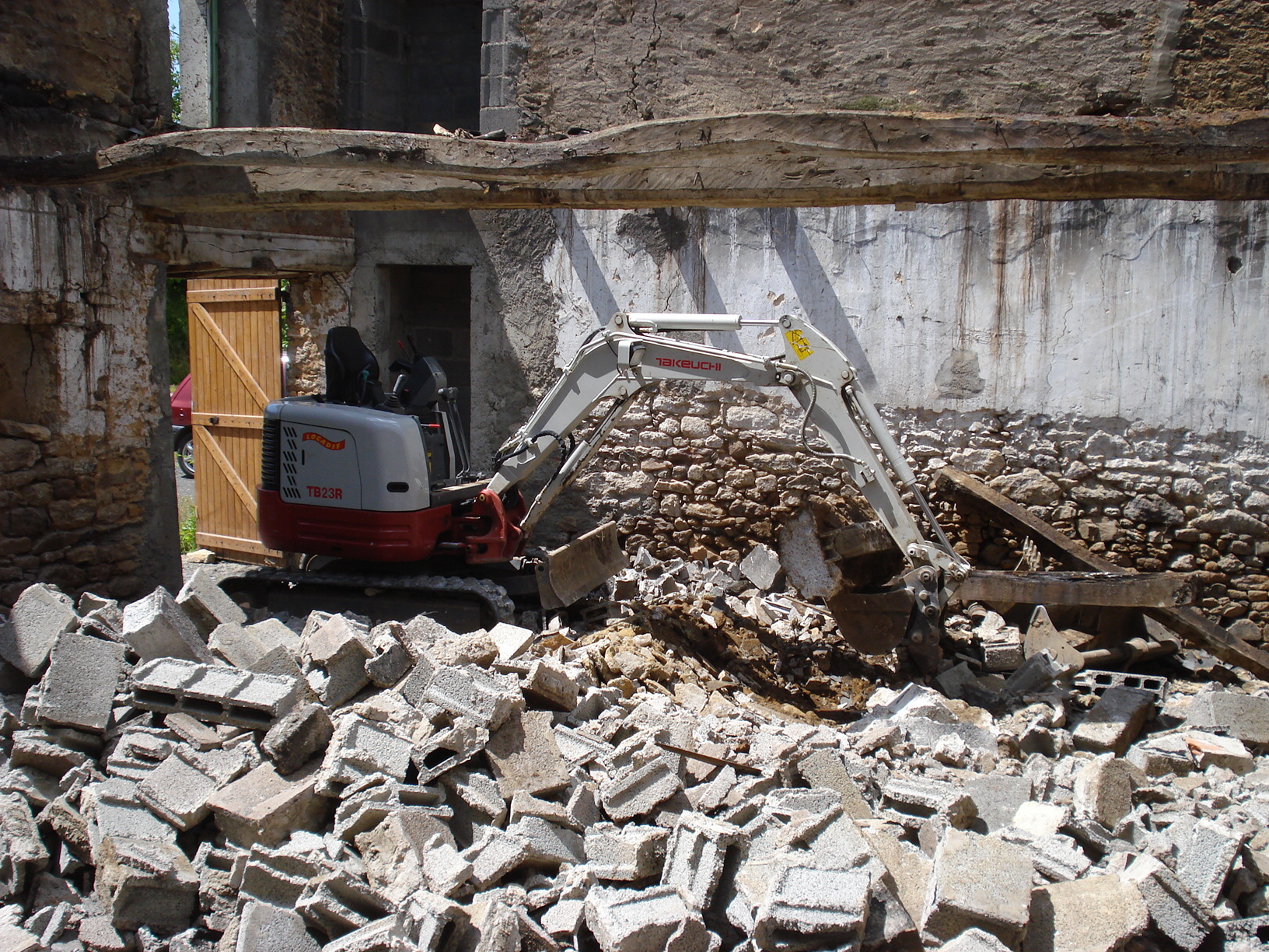 Démolition à Saint-Alban-Leysse