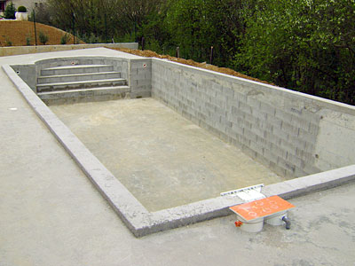 Création piscine béton dans la Savoie