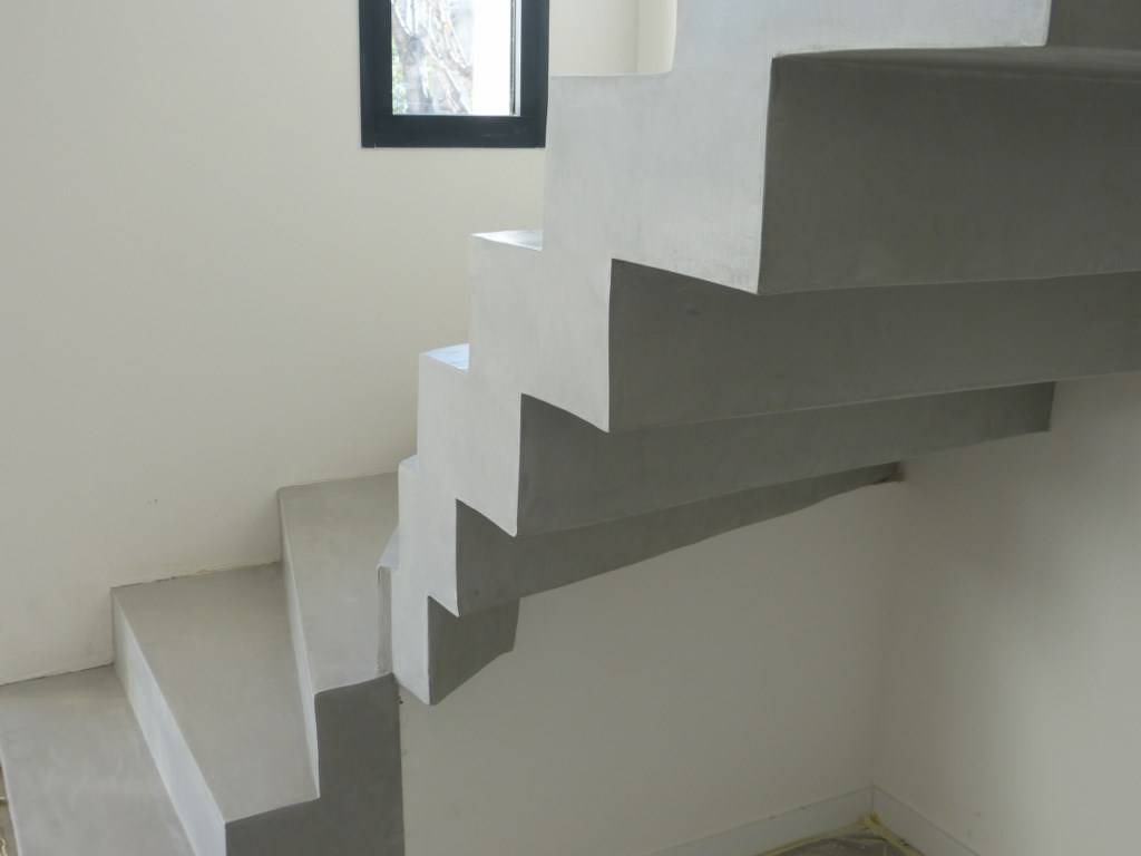 Création d'escalier en béton Villaroux